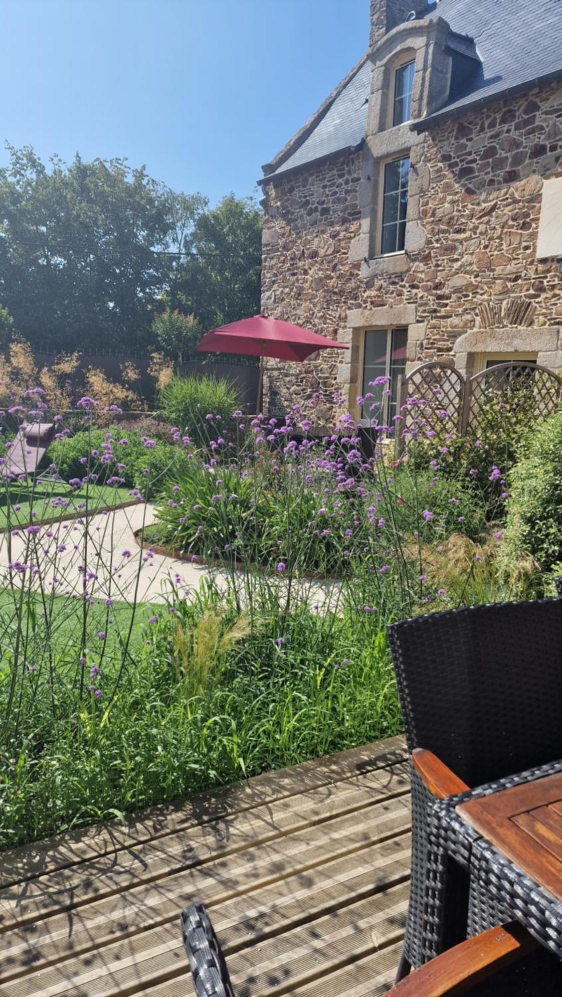 Les Gites Du Haut Pin Calorguen Bagian luar foto